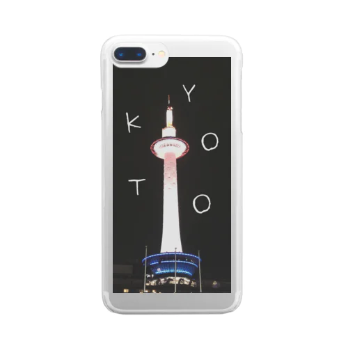 KYOTO京都タワー Clear Smartphone Case