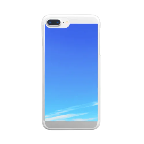 青空のトリブン Clear Smartphone Case