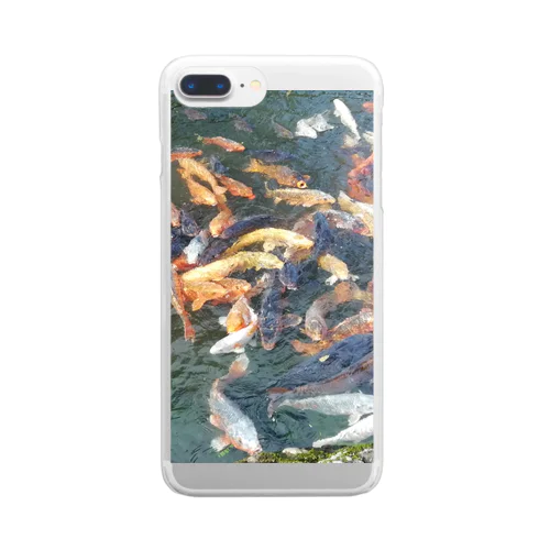 鯉に恋😌🌸💕 Clear Smartphone Case