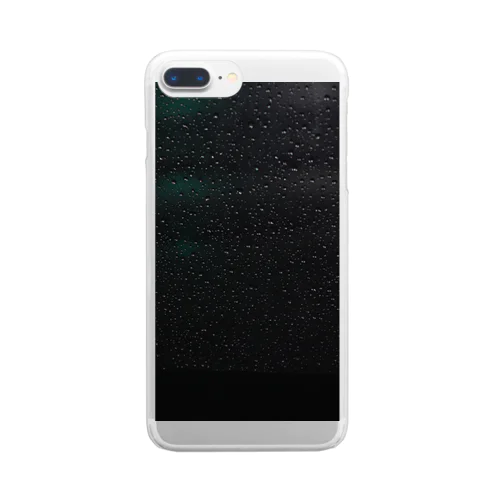 雨模様 Clear Smartphone Case