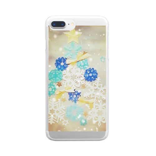雪の結晶❄️ Clear Smartphone Case