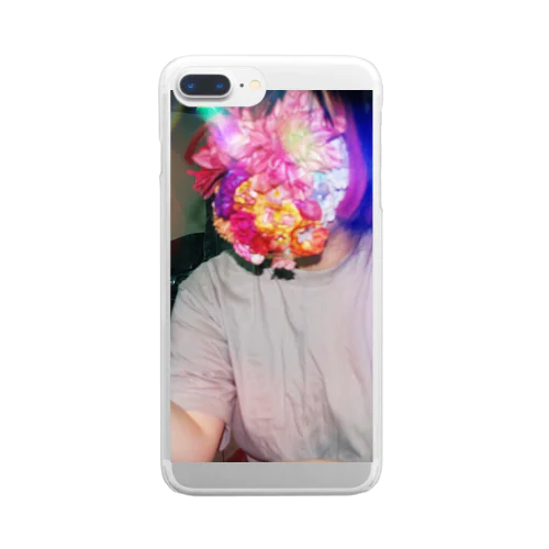 花女ちゃん Clear Smartphone Case