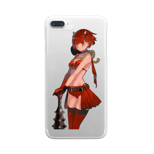 鬼っ娘（姉） Clear Smartphone Case