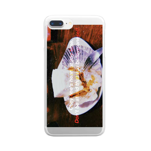 休日　別ver. Clear Smartphone Case