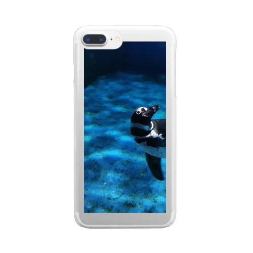 ペンギンさん Clear Smartphone Case