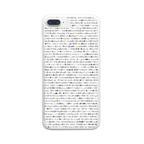 mojibake Clear Smartphone Case