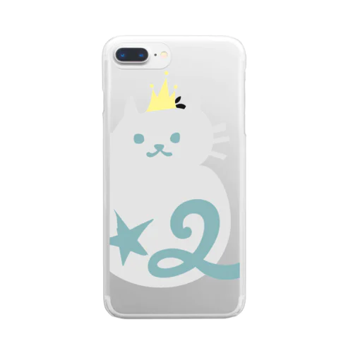 まるねこ Clear Smartphone Case