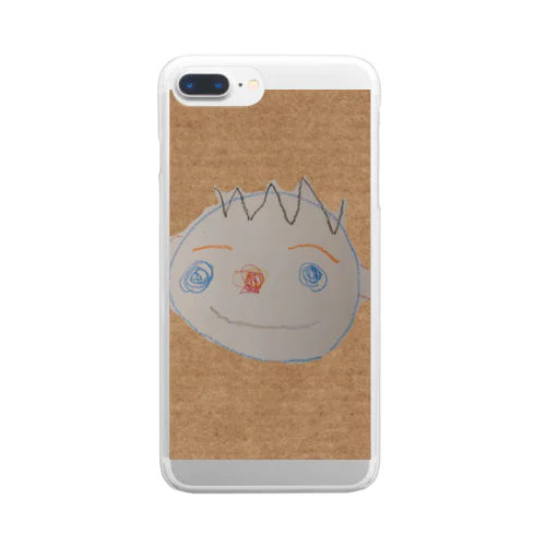 マフィンくん Clear Smartphone Case