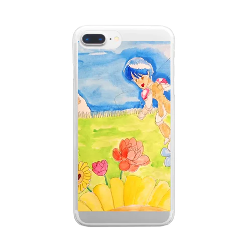 花畑の邂逅 Clear Smartphone Case