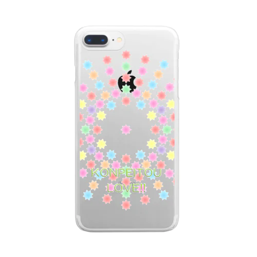 KONPEITOU　LOVE!! Clear Smartphone Case