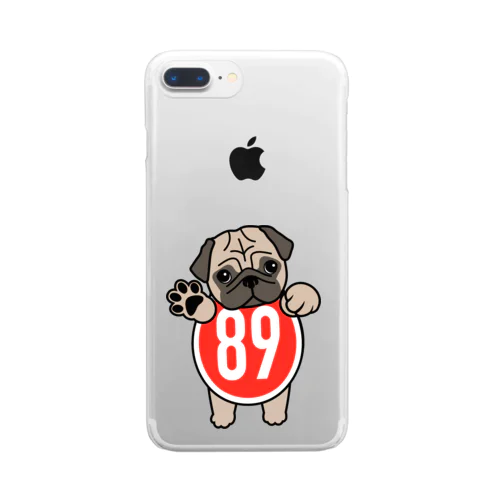 パグ-ぱぐ-PUG-パーグー グッズ Clear Smartphone Case