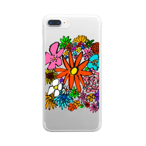 one flower one life Clear Smartphone Case