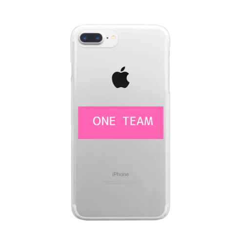 ONE TEAM Clear Smartphone Case