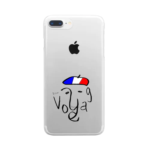 ボンボヤージュbon voyage france フランス Clear Smartphone Case