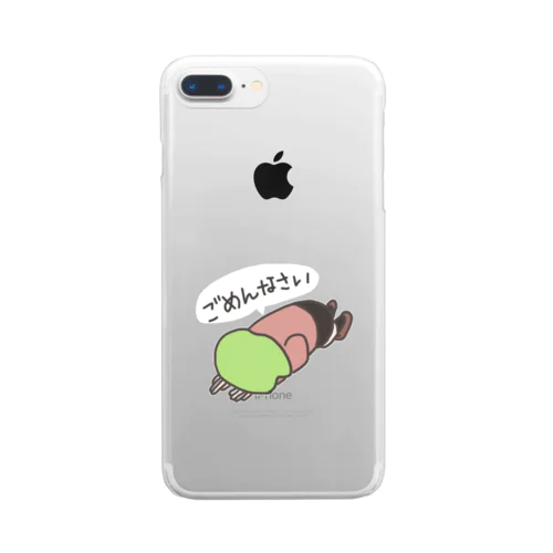 オカッパみっちゃん5 Clear Smartphone Case