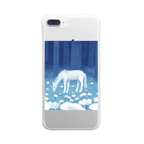 静かな森 Clear Smartphone Case