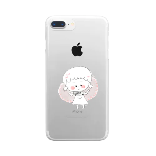 おんなのこ Clear Smartphone Case