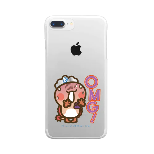 邑南町ゆるキャラ：オオナン・ショウ『OMG!』 Clear Smartphone Case