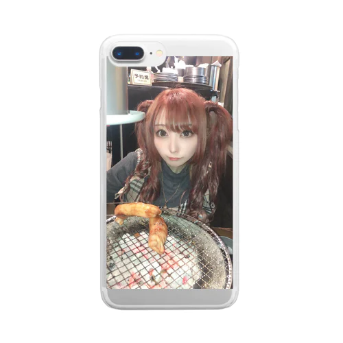 ちんちん Clear Smartphone Case