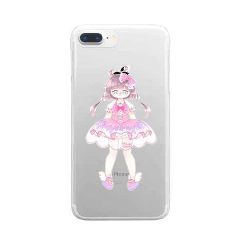 魔法少女ちゃん Clear Smartphone Case