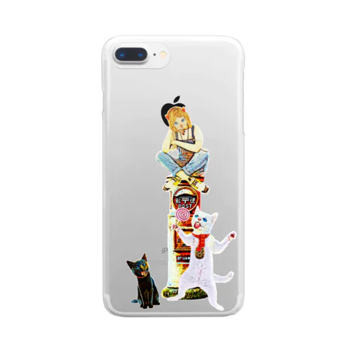 クレイジーCAT Clear Smartphone Case