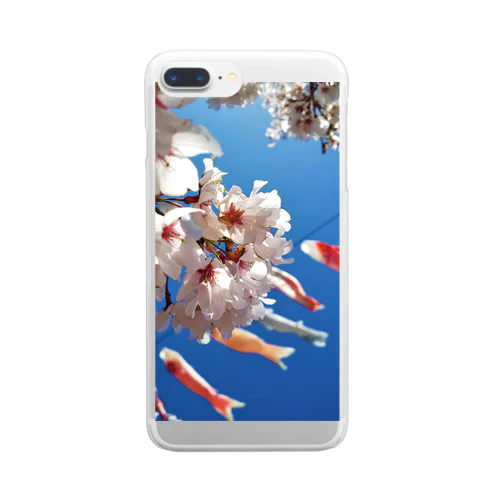 桜とこい Clear Smartphone Case