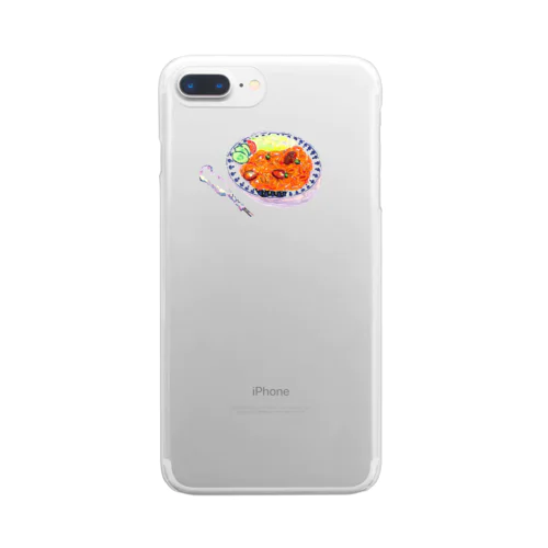 なつかしのナポリタン Clear Smartphone Case