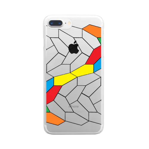 Last pentagonal tiling2 Clear Smartphone Case