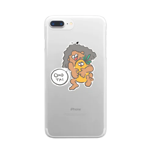 サクラとパイナポ Clear Smartphone Case