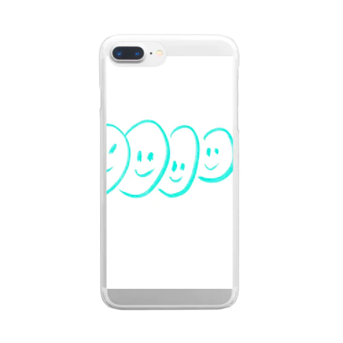 five face Clear Smartphone Case