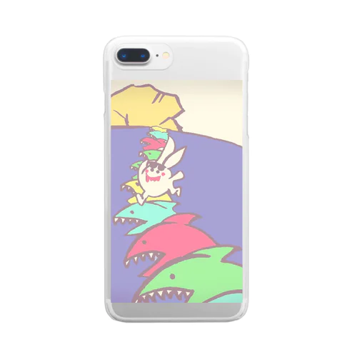 イナバの白うさぎ Clear Smartphone Case