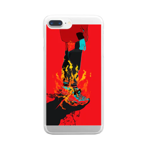 burn Clear Smartphone Case