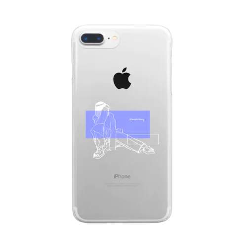 iPhone黒の人におすすめ Clear Smartphone Case