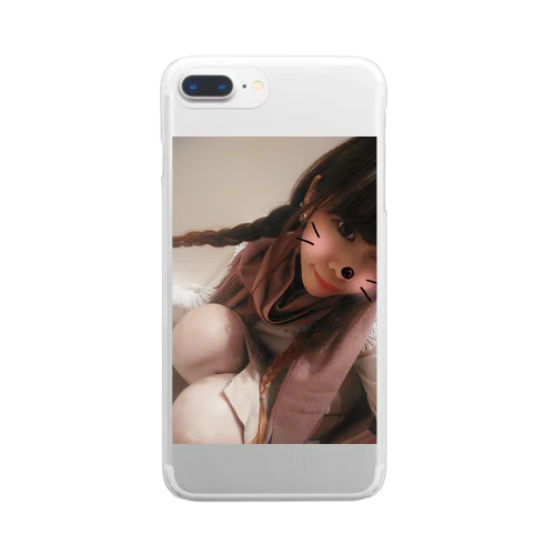 推しグッズ Clear Smartphone Case