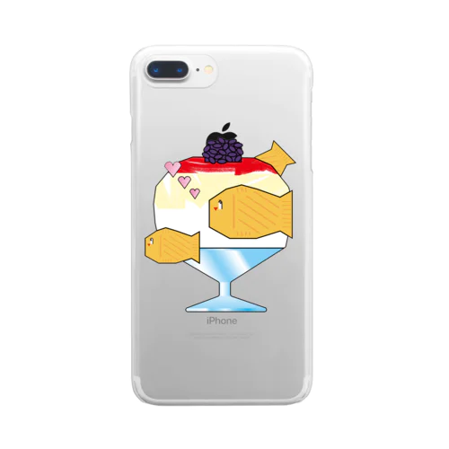 浅草浪花家コラボ・クリアスマホケース Clear Smartphone Case