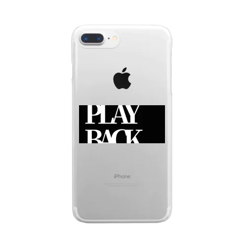 PLAYBACK Clear Smartphone Case