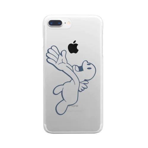 なんでもギブくん Clear Smartphone Case