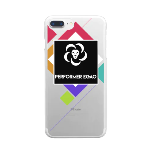  performer EGAOグッズ Clear Smartphone Case