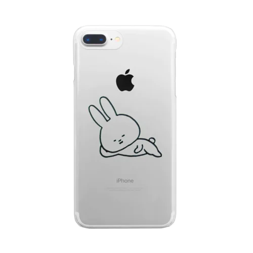 うさぎのスマホケース Clear Smartphone Case