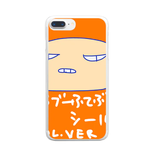 なおブー(ｼﾘｰｽﾞ)ふてぶてｼｰﾙ🛡www Clear Smartphone Case