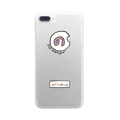 のーまんじゅう Clear Smartphone Case