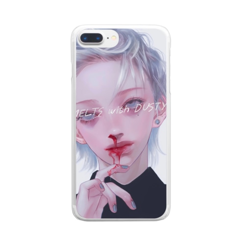 鼻血くん~ Clear Smartphone Case