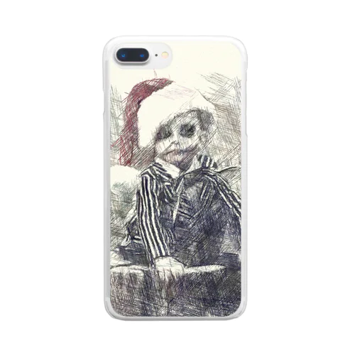 A boy who predicts death Clear Smartphone Case