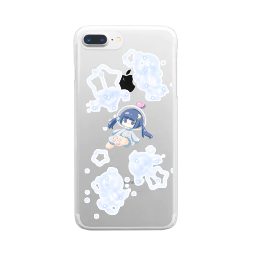 space twin tail Clear Smartphone Case