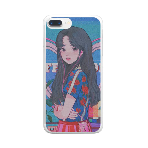 girl Clear Smartphone Case