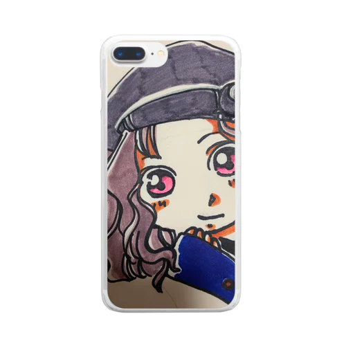 winter_woman Clear Smartphone Case