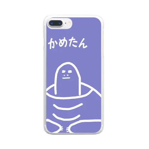 かめたん Clear Smartphone Case