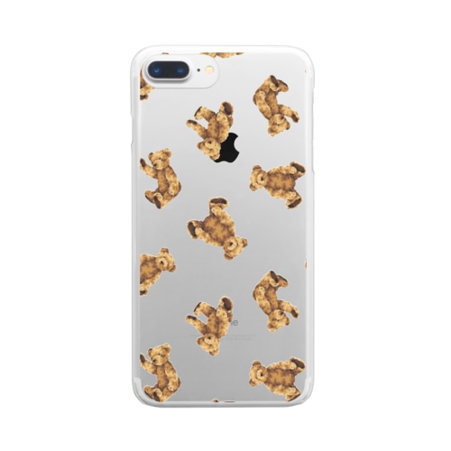 くま Clear Smartphone Case