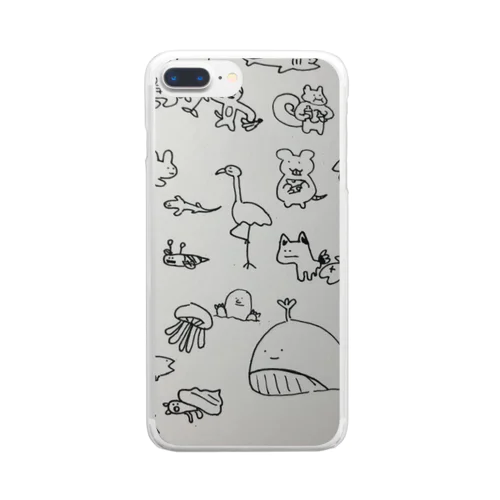 にせもの Clear Smartphone Case