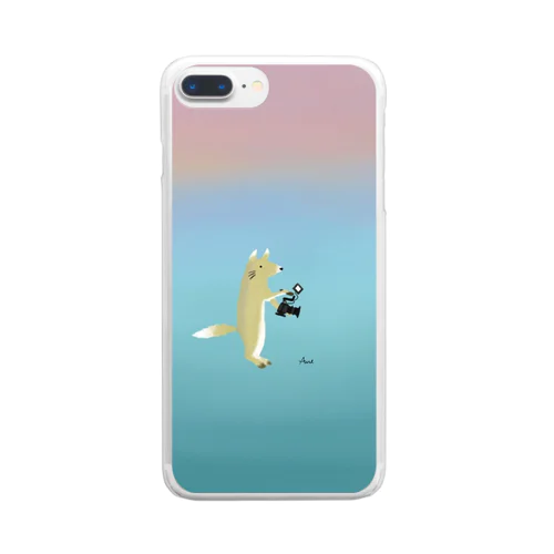 Fox the videographer Clear Smartphone Case